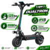 Dualtron Thunder 3 de profil châssis, pneus 11 pouces et double freinage hydraulique Dualtron Thunder 3 de profil : châssis, pneus 11 pouces et double freinage hydraulique