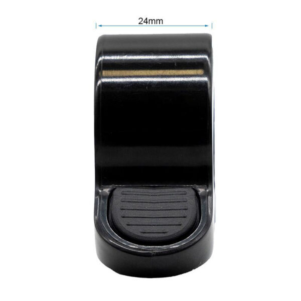 Accélérateur au pouce Wispeed T850 noir — vue de face de la palette de commande