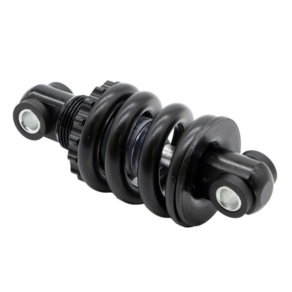 Amortisseur Ecoxtrem M41 Tank de trois quarts : corps, bagues des yeux et enroulement du ressort Amortisseur Ecoxtrem M41 Tank de trois quarts : corps, bagues des yeux et enroulement du ressort