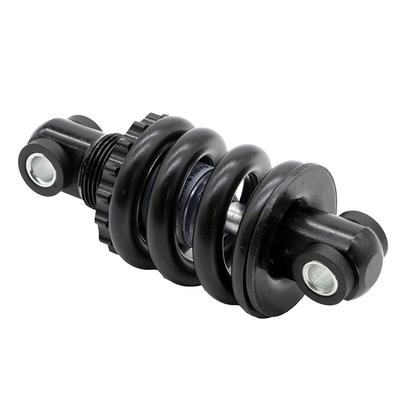 Amortisseur Ecoxtrem M41 Tank de trois quarts : corps, bagues des yeux et enroulement du ressort