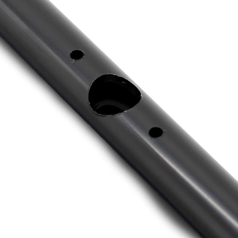 Barre de guidon Wispeed T850 / T855 — détail du trou oblong et des deux petits perçages