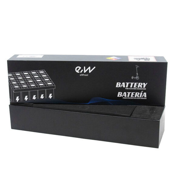 Batterie Kugoo S1 36V — vue de profil avec dimensions Batterie Kugoo S1 36V — vue de profil avec dimensions