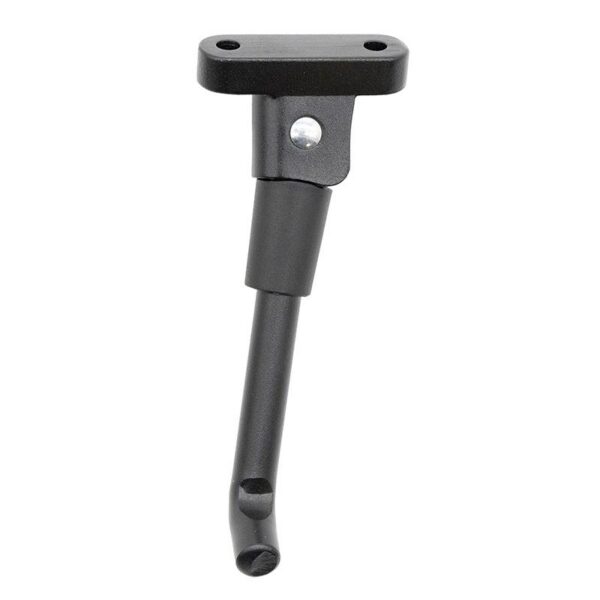 Béquille latérale de trottinette Kukirin G2 Pro 2024 avec sa platine à deux trous et son ressort de rappel