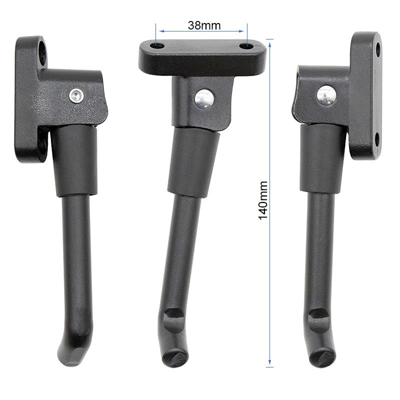 Cotes de la béquille Kukirin G2 Pro 2024 : entraxe de 38 mm entre les trous, 140 mm de hauteur totale