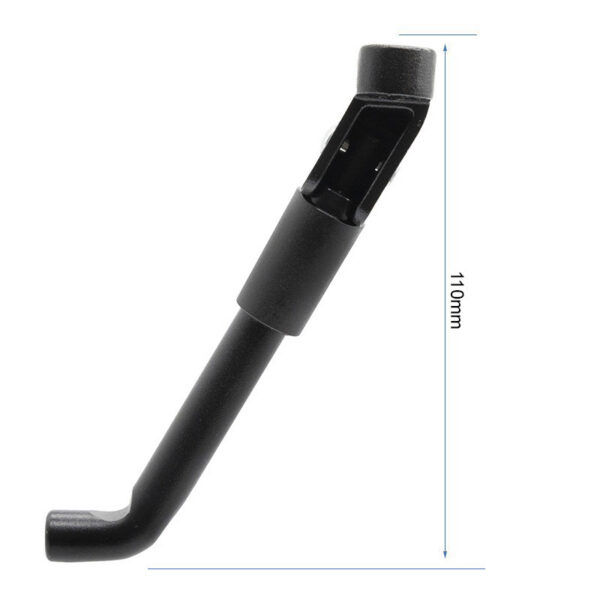 Bras de la béquille Kukirin G2 Pro 2024 et son pied élargi, vus de côté