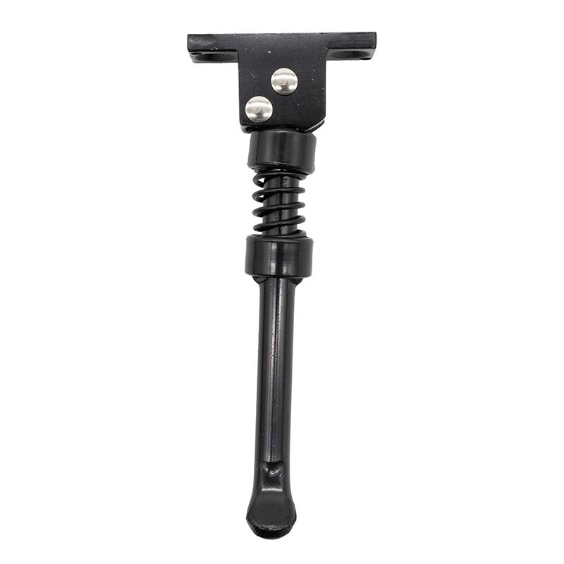 Béquille Wispeed T850 / T855 — vue de face, platine en T à deux trous, ressort de rappel et pied ovale strié