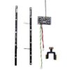 Kit BMS Xiaomi M365 à plat : carte de gestion, deux barrettes de liaison, nappe d'équilibrage et faisceaux Kit BMS Xiaomi M365 à plat : carte de gestion, deux barrettes de liaison, nappe d'équilibrage et faisceaux