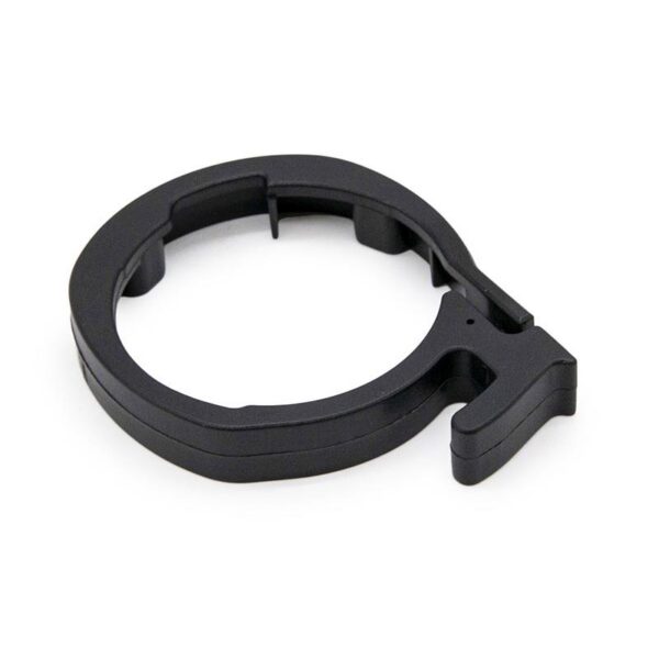 Boucle de rétention de potence Ninebot Max G30 : anneau noir et ergot de verrouillage