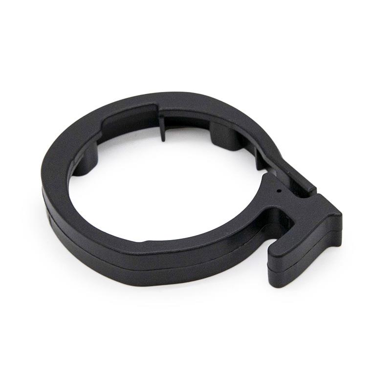 Boucle de rétention de potence Ninebot Max G30 : anneau noir et ergot de verrouillage