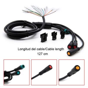 Câble écran-contrôleur UrbanGlide E-Cross et SmartGyro — 5 prises étanches, 3 sorties SM