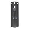 Cache arrière de colonne Wispeed T850 / T855 — vue de face, deux trous de vis, ouverture du bouton d'alimentation et logement du port de charge