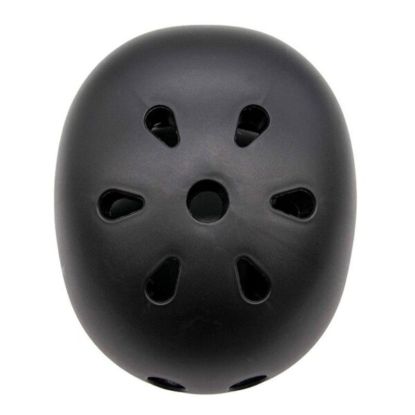Casque bol CSL001 noir, vue de dessus et aérations Casque bol CSL001 noir, vue de dessus et aérations