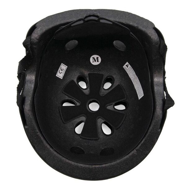 Intérieur du casque bol CSL001 : calotte en mousse et marquage de conformité Intérieur du casque bol CSL001 : calotte en mousse et marquage de conformité