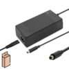 Chargeur 42 V 1,5 A pour Xiaomi M365 de trois quarts, avec son cordon secteur et son connecteur rond Chargeur 42 V 1,5 A pour Xiaomi M365 de trois quarts, avec son cordon secteur et son connecteur rond