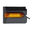 Clignotant arrière de trottinette Kukirin G2 Pro 2024, boîtier noir et bandeau orange à LED tenu par deux vis Clignotant arrière de trottinette Kukirin G2 Pro 2024, boîtier noir et bandeau orange à LED tenu par deux vis