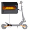 Emplacement du clignotant arrière droit sur le flanc du plancher de la trottinette Kukirin G2 Pro 2024 Emplacement du clignotant arrière droit sur le flanc du plancher de la trottinette Kukirin G2 Pro 2024