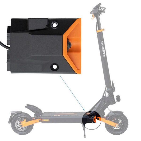 Emplacement du clignotant avant sur le bras avant de la trottinette Kukirin G2 Pro version 2024 Emplacement du clignotant avant sur le bras avant de la trottinette Kukirin G2 Pro version 2024