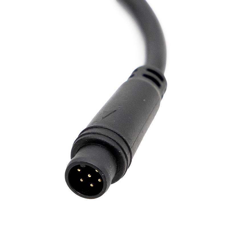 Commodo iScooter iX3 / iX4 — connecteur rond étanche à cinq broches