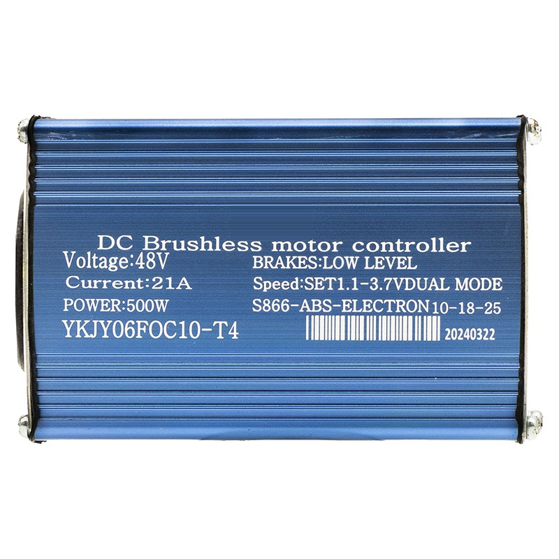 Étiquette du contrôleur 48 V 21 A : 500 W, écran S866, code de bridage 10-18-25