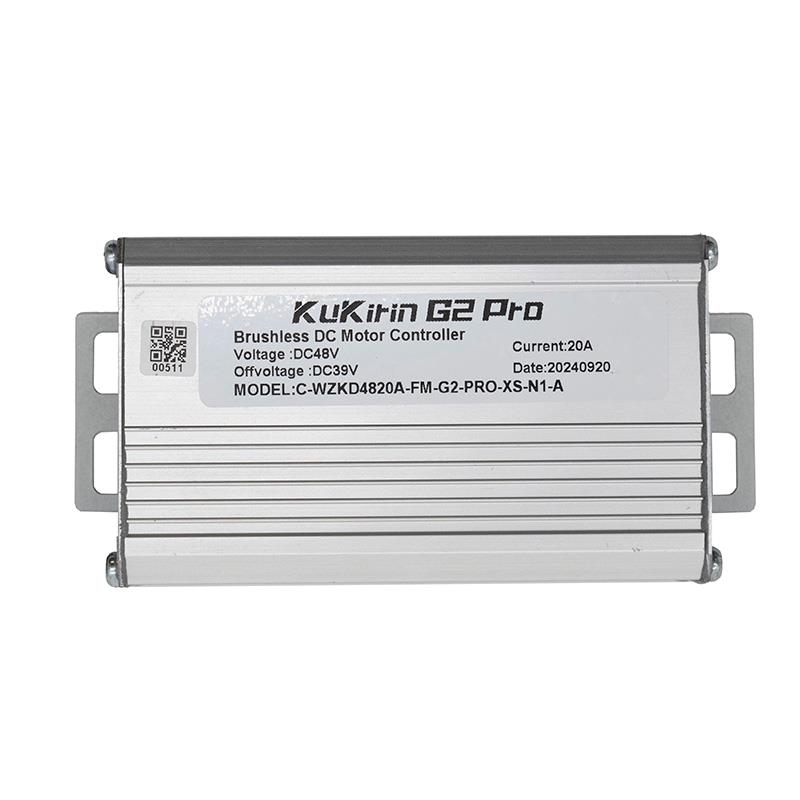 Étiquette du contrôleur Kukirin G2 Pro 2024 : 48 V, 20 A et coupure basse tension à 39 V