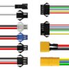 Détail des connecteurs du faisceau du contrôleur Kukirin G2 Pro 2024, prise XT60 et connecteur de phases moteur