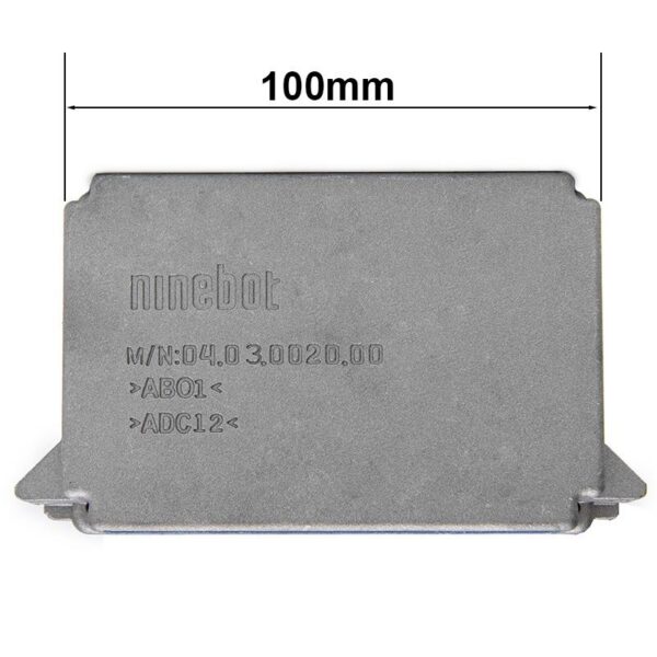 Couvercle aluminium gravé du contrôleur Ninebot Max G30, 100 mm de large Couvercle aluminium gravé du contrôleur Ninebot Max G30, 100 mm de large