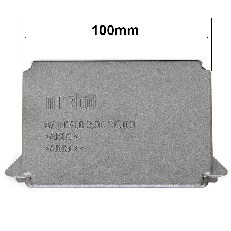 Couvercle aluminium gravé du contrôleur Ninebot Max G30, 100 mm de large