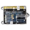 Contrôleur Xiaomi M365 vu de dessus, condensateur 1000 µF 63 V et trois connecteurs de signal Contrôleur Xiaomi M365 vu de dessus, condensateur 1000 µF 63 V et trois connecteurs de signal