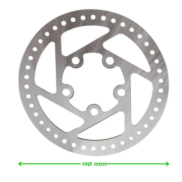 Disque de frein 110 mm vu de profil, épaisseur 1,8 mm Disque de frein 110 mm vu de profil, épaisseur 1,8 mm