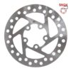 Disque de frein 120 mm à 5 trous pour Xiaomi M365, acier percé vu de face Disque de frein 120 mm à 5 trous pour Xiaomi M365, acier percé vu de face