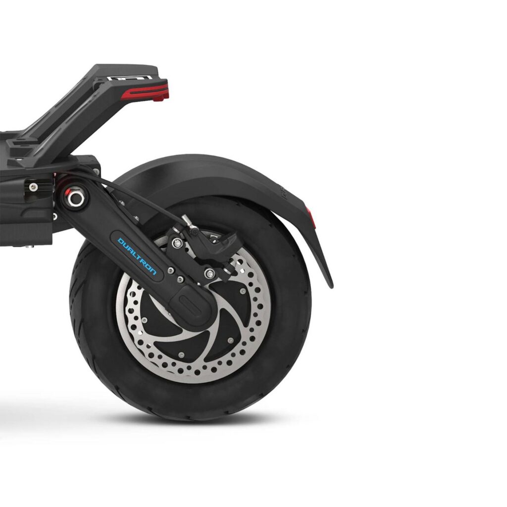 Freinage arrière de la Dualtron Thunder 3 : étrier hydraulique NUTT et disque de 160 mm