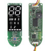 Tableau de bord Ninebot Max G30 vu de face et de dos, module Bluetooth au verso