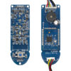 Recto et verso de la carte du tableau de bord Xiaomi M365, module Bluetooth et avertisseur sonore visibles