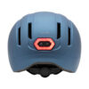 Arrière du casque COVEX Urban bleu : bouton d'allumage et prise de charge
