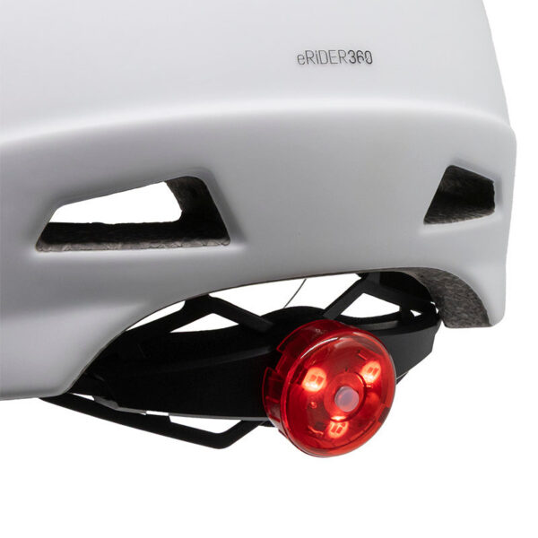 Feu arrière rouge intégré à la coque du casque GLOOB Urbain