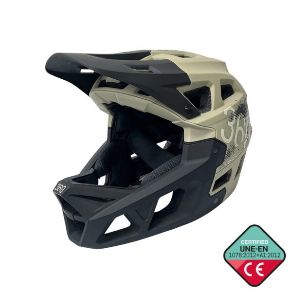 Casque intégral INTEGRA Sport vert militaire, vue de profil Casque intégral INTEGRA Sport vert militaire, vue de profil