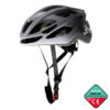 Casque ZYCLON Sport gris et noir, vue de trois quarts