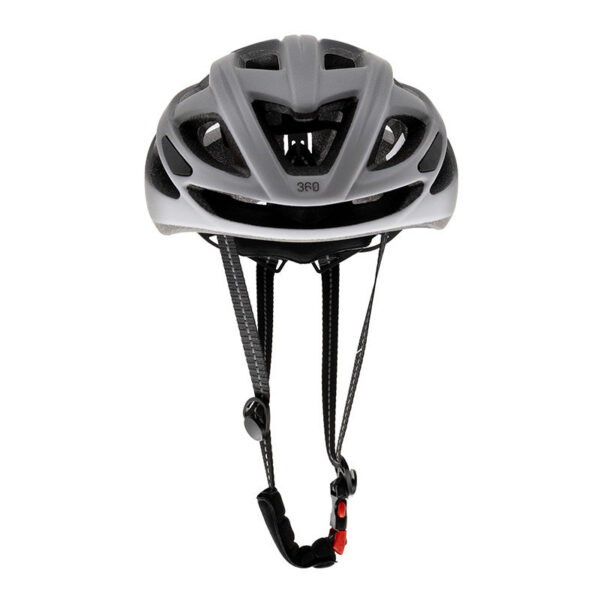 Casque ZYCLON Sport gris et noir, vue de dessus et aérations