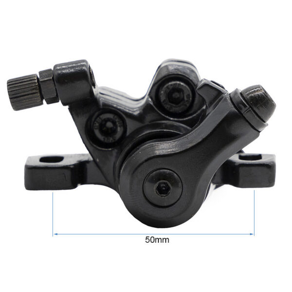 Étrier de frein Wispeed T850 — vue cotée, 50 mm en travers de l'embase de fixation