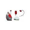 Montage du feu arrière dans le logement du garde-boue de la trottinette Montage du feu arrière dans le logement du garde-boue de la trottinette