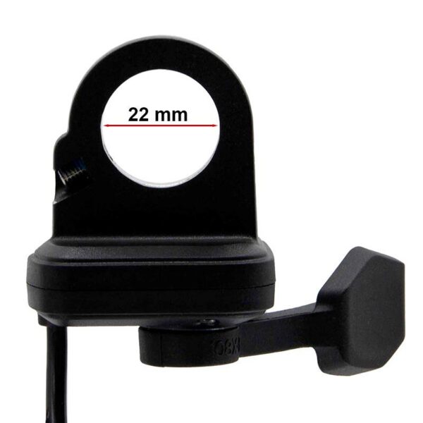 Gâchette d'accélérateur UrbanGlide E-Cross — collier de guidon prévu pour un tube de 22 mm