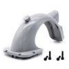 Garde-boue arrière gris Ninebot Max G30 avec ses quatre vis de fixation Garde-boue arrière gris Ninebot Max G30 avec ses quatre vis de fixation