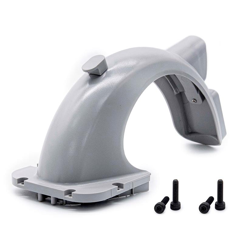 Garde-boue arrière gris Ninebot Max G30 avec ses quatre vis de fixation