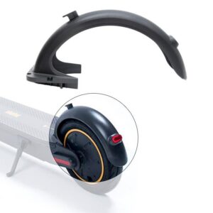 Garde-boue arrière Ninebot Max G30 — noir, profil fin, catadioptre sur le flanc
