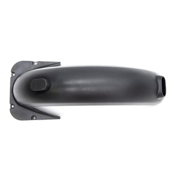 Garde-boue arrière noir Ninebot Max G30 vu de dessus : ouverture arrière et ergot Garde-boue arrière noir Ninebot Max G30 vu de dessus : ouverture arrière et ergot