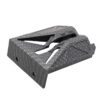 Garniture arrière gauche Ecoxtrem M41 Tank de trois quarts : profil en coin biseauté, aspect carbone