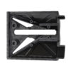 Dos de la garniture avant droite Ecoxtrem M41 Tank : nervures, bossages de vis et languettes Dos de la garniture avant droite Ecoxtrem M41 Tank : nervures, bossages de vis et languettes