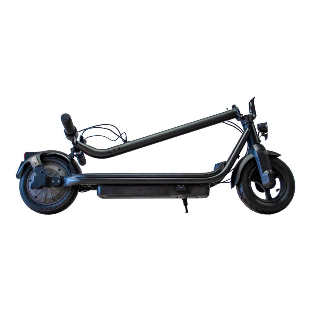 Kuickwheel M16 Pro, détail — frein à disque arrière et éclairage LED