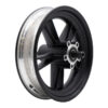 Jante arrière Wispeed T850 T855 8,5 pouces — vue de trois quarts de la jante en alliage d'aluminium noir Jante arrière Wispeed T850 T855 8,5 pouces — vue de trois quarts de la jante en alliage d'aluminium noir