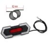 Bloc arrière du kit : clignotants LED, feu de position et feu stop, avec son câble de 62 mm Bloc arrière du kit : clignotants LED, feu de position et feu stop, avec son câble de 62 mm